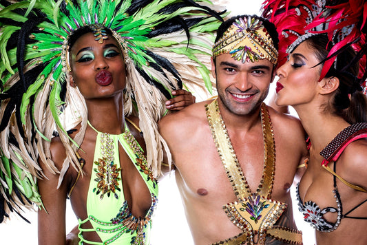 Celebrate Mardi Gras with feathers