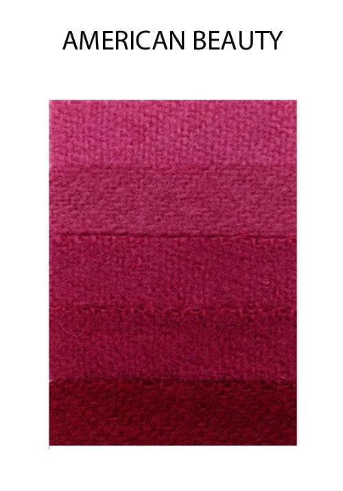 Gradient swatch of pink and deep magenta textured fabric layers.