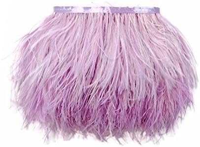 1 Yard - Lavender Ostrich Fringe Trim Wholesale Feather (Bulk)