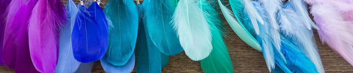1/4 Lb - 2-3" Purple Goose Coquille Loose Wholesale Feathers (Bulk)