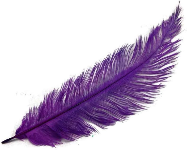 1/2 Lb. - Purple Mini Spads Ostrich Wholesale Chick Body Feathers (Bulk)