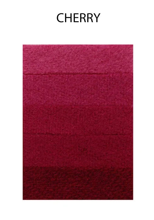 Cherry red textured feather swatch for crafts and fashion DIY projects.