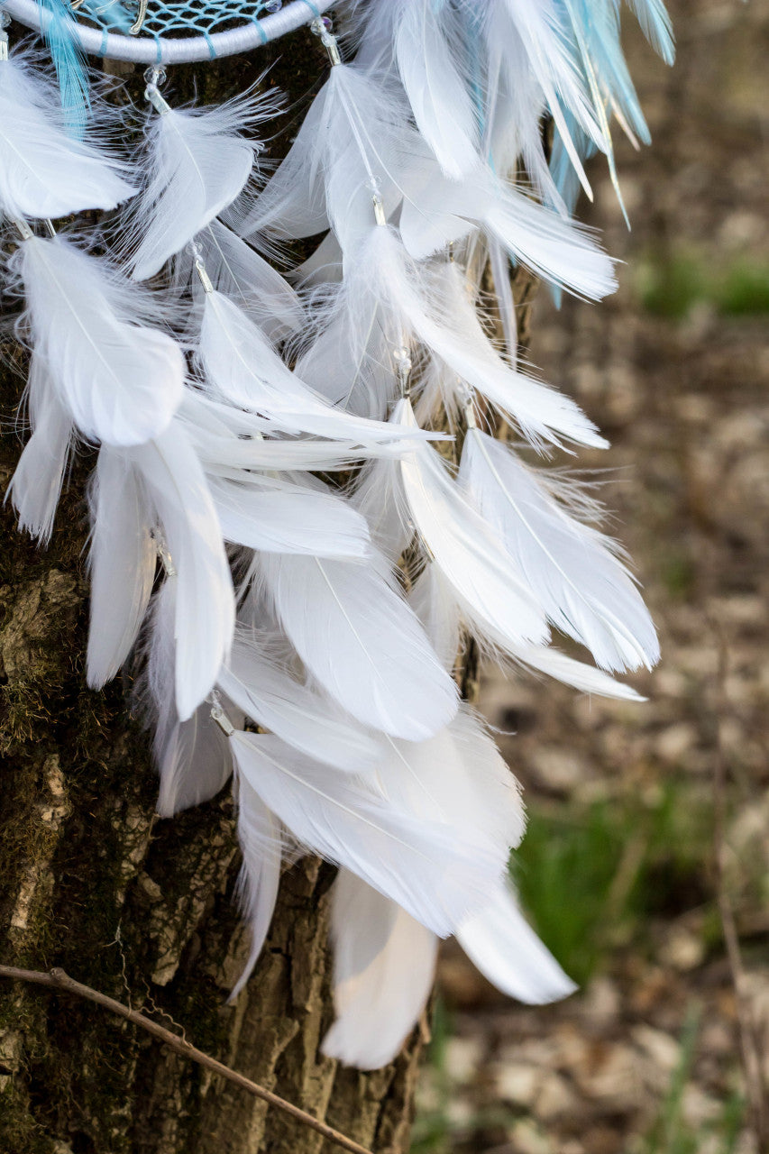 1/4 Lb - 2-3" White Goose Coquille Loose Wholesale Feathers (Bulk)
