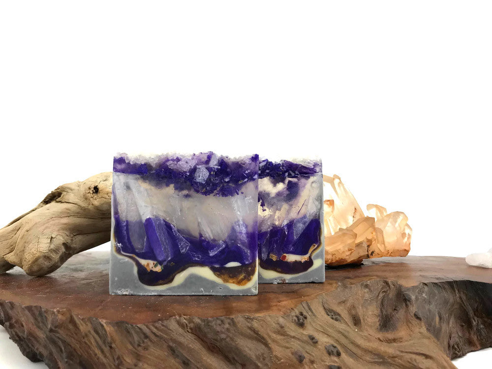 Amethyst Crystal Soap