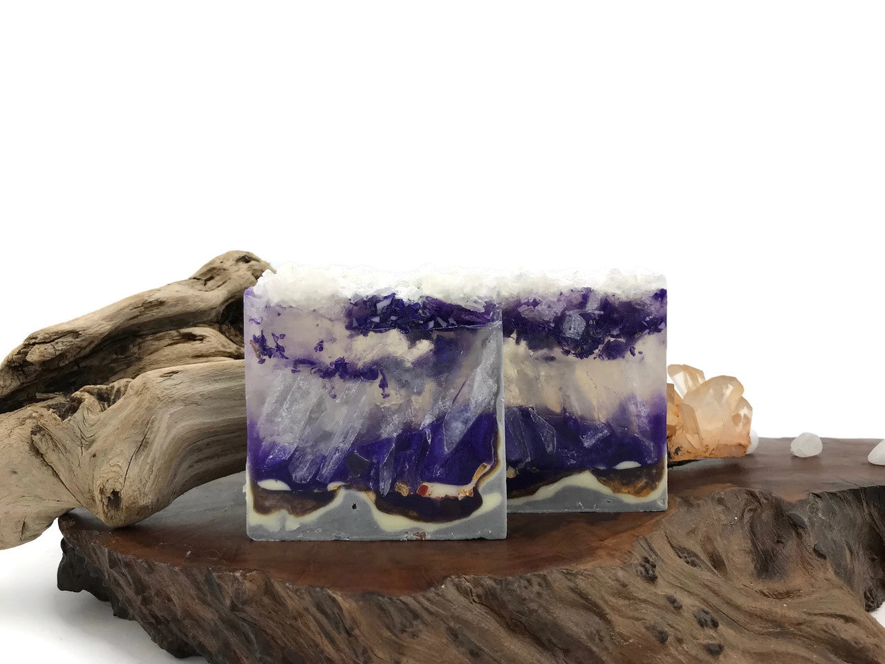 Amethyst Crystal Soap