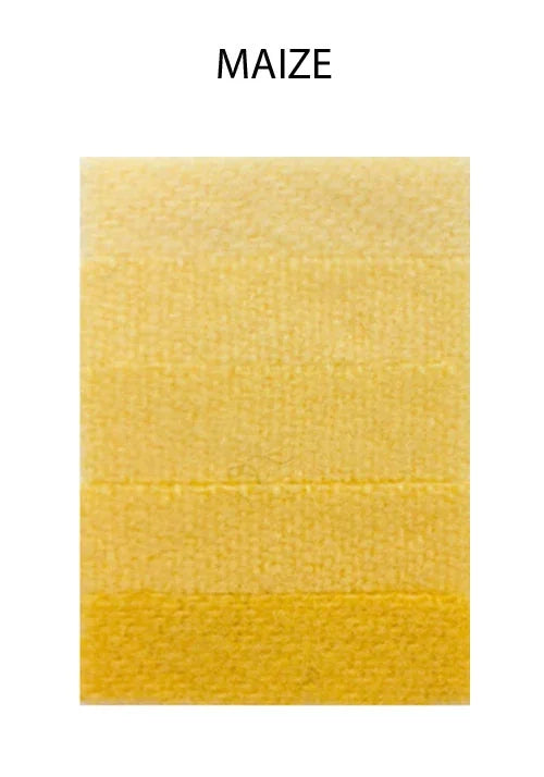 Maize yellow textured fabric swatch for crafts and DIY projects.