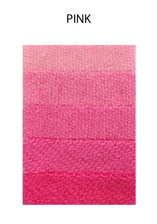 Gradient swatch of various pink fabric textures and shades.