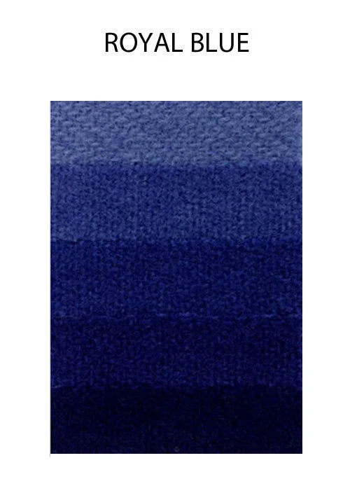 Royal blue color gradient swatch showing various shades of deep blue.