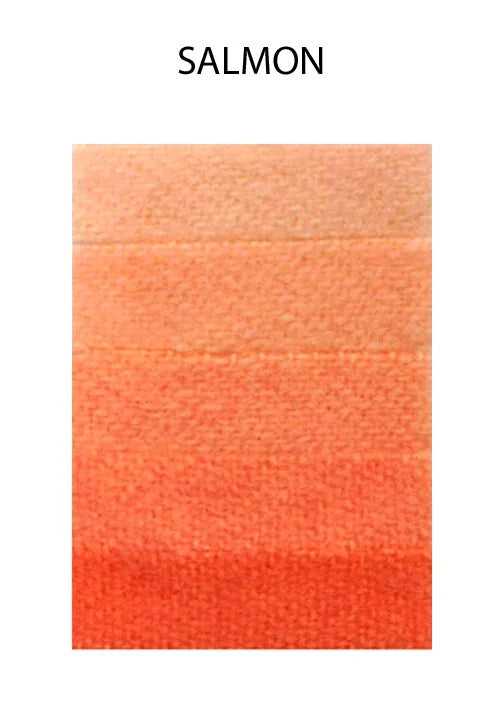 Salmon orange color gradient swatch with a soft textured finish.