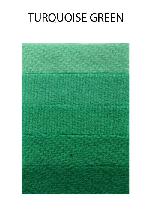 Turquoise green textured fabric swatch showing various shades of green.