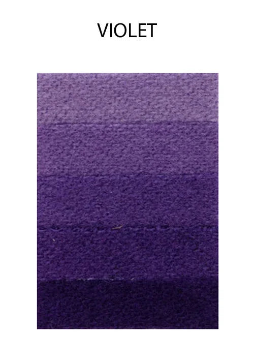 Shades of violet purple textured fabric swatches for crafts and fashion DIY.