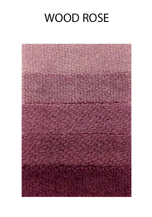 Wood Rose textured fabric swatch in shades of dusty pink and mauve.