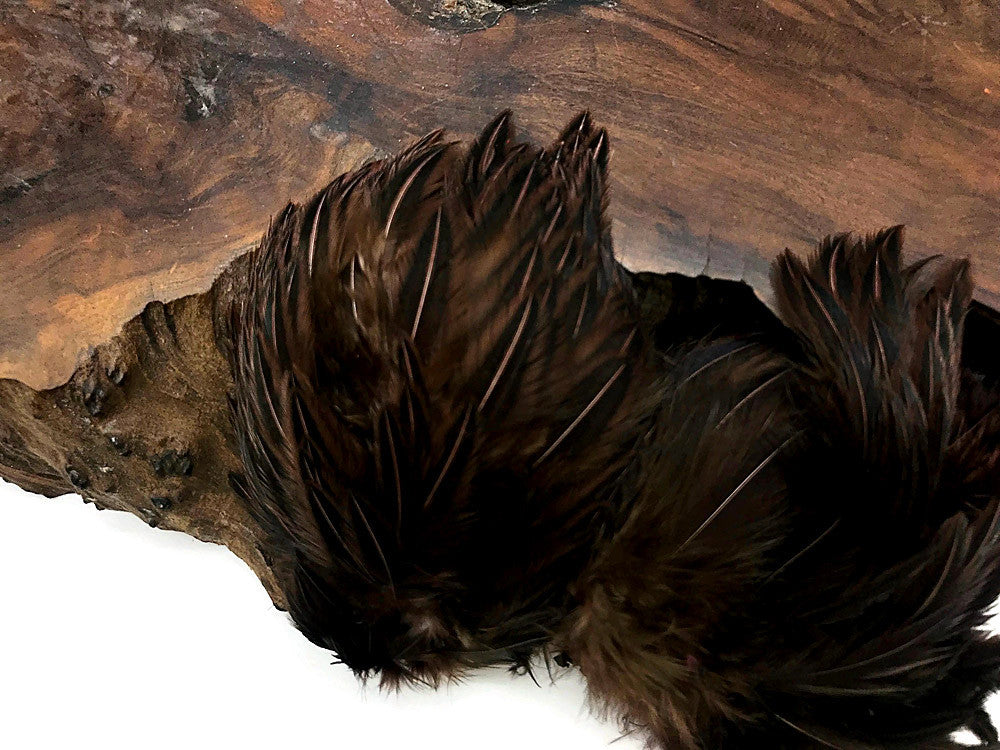 10 Pieces - Brown Jungle Cock Loose Plumage Feather