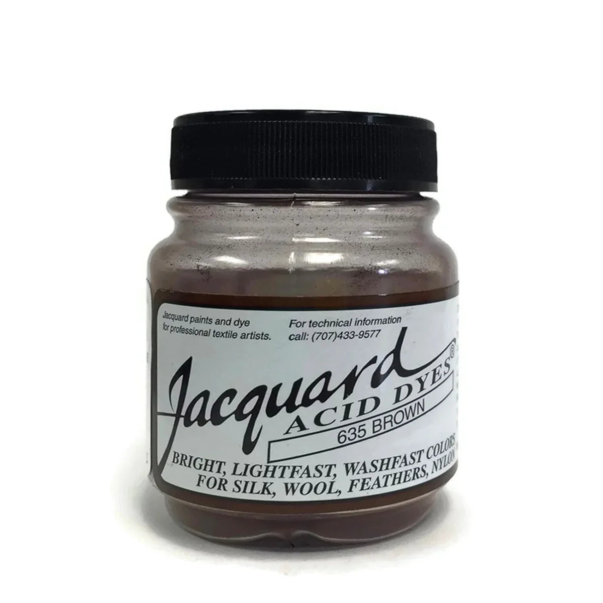 Jacquard Acid Dyes 635 Brown for silk, wool, and feathers.