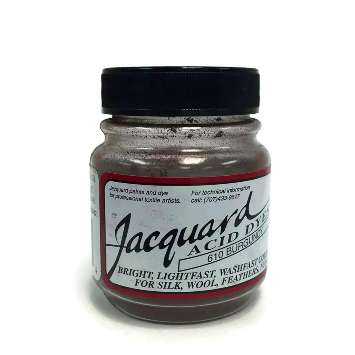 Jacquard Acid Dye 610 Burgundy for silk, wool, and feathers