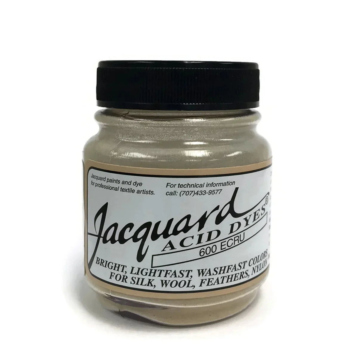Jacquard Acid Dyes in ECRU color for silk, wool, feathers, and nylon.