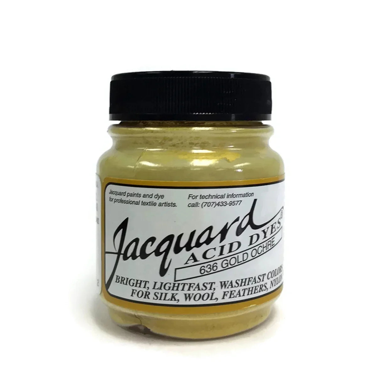 Jacquard Acid Dyes 636 Gold Ochre for silk, wool, and feathers