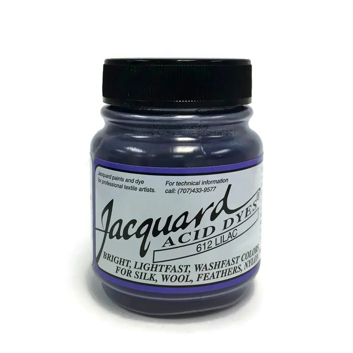 Jacquard Acid Dyes 612 Lilac for silk, wool, and feathers.