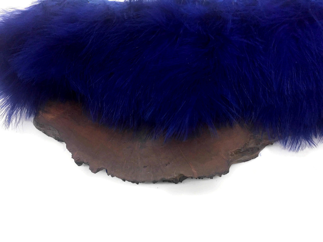 1 Yard - Navy Blue Marabou Turkey Fluff Feather Fringe Trim