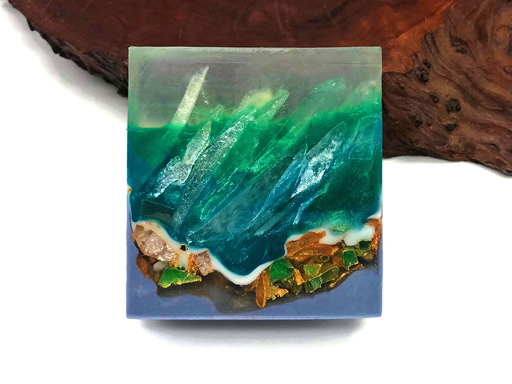 Emerald Crystal Soap