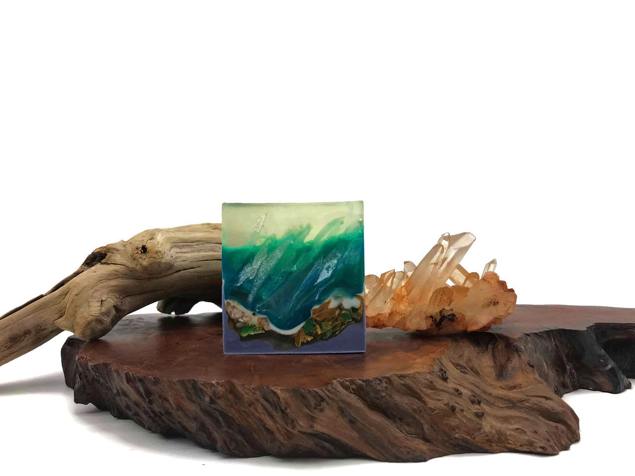 Emerald Crystal Soap