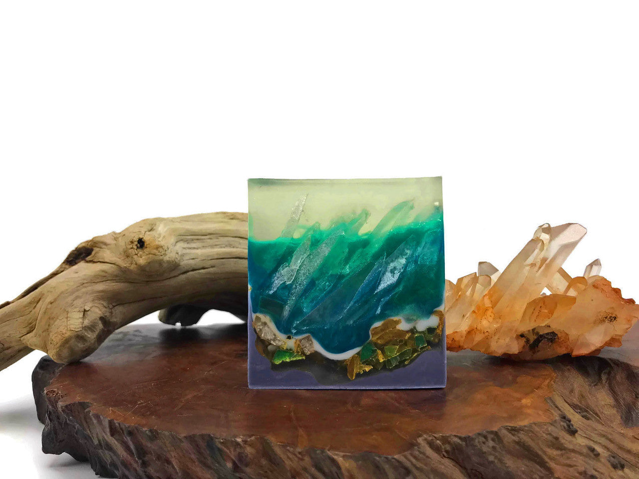 Emerald Crystal Soap