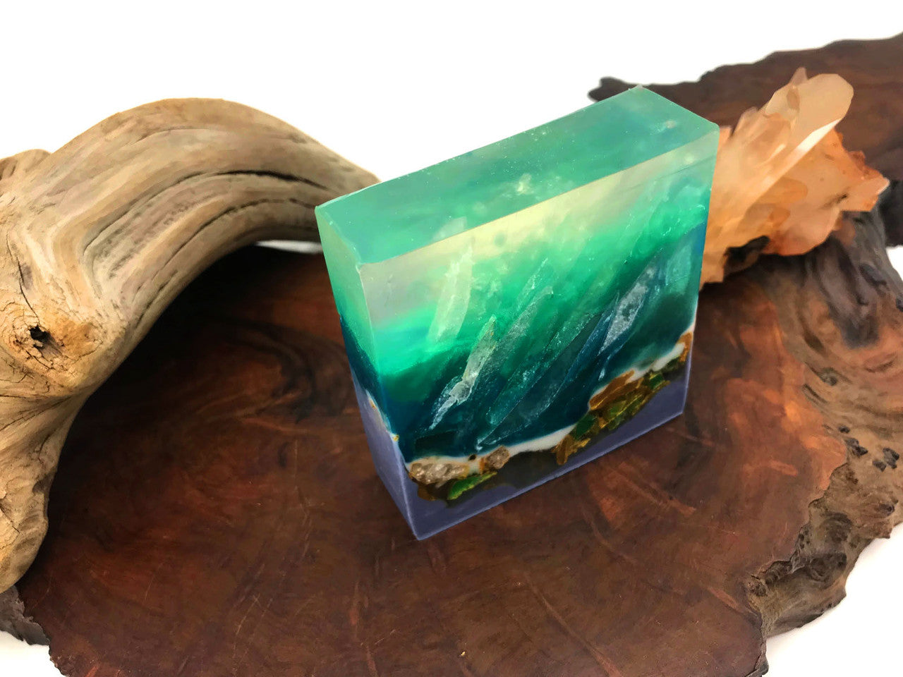 Emerald Crystal Soap