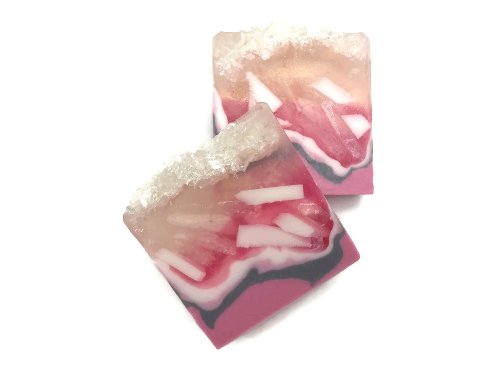 Rose Quartz Crystal Soap