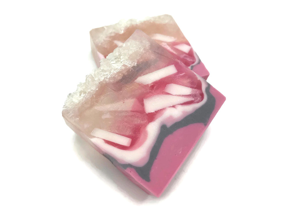 Rose Quartz Crystal Soap