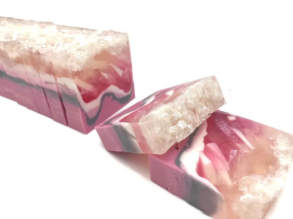 Rose Quartz Crystal Soap