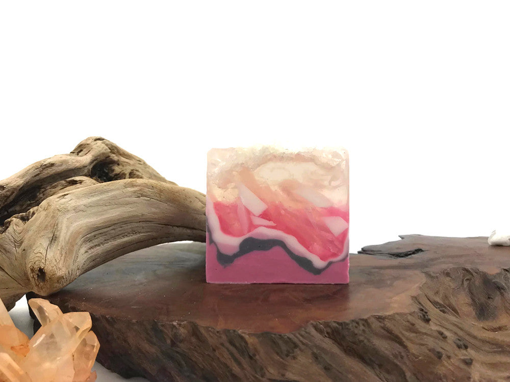 Rose Quartz Crystal Soap