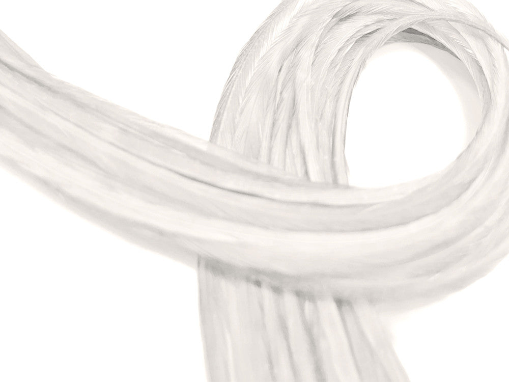 6 Pieces – Extra Long Solid Ivory Thin Long Whiting Farm Rooster Saddle Hair Extension Feathers Summer Craft 11.5”