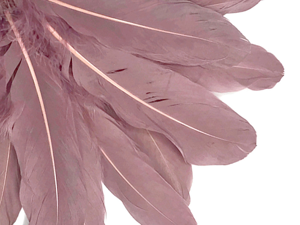 1/4 Lb. - Taupe Goose Pallet Parried Soft Wing Quill Wholesale Feathers (Bulk)