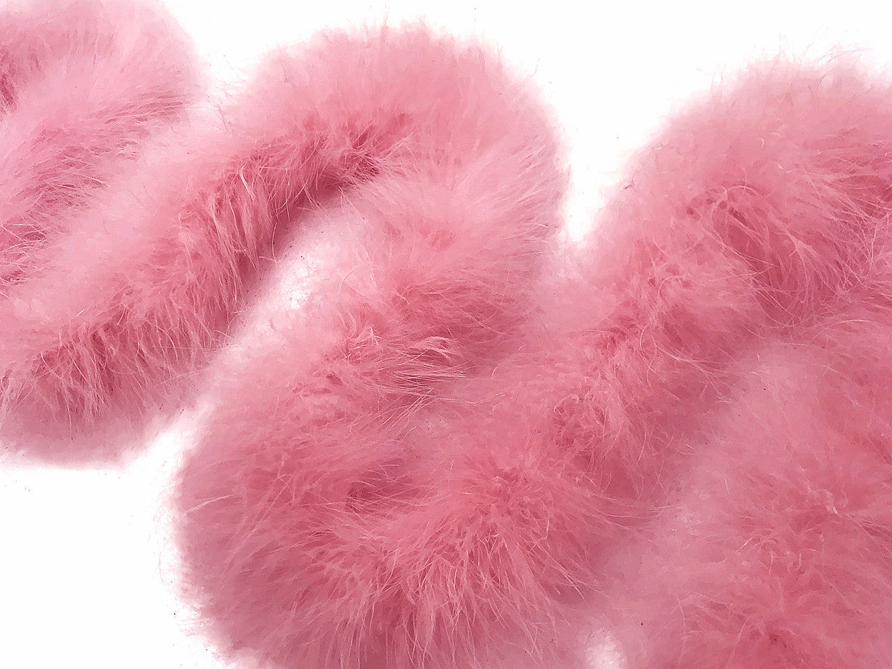 2 Yards - Taupe Turkey Medium Weight Marabou Feather Boa 25 Gram