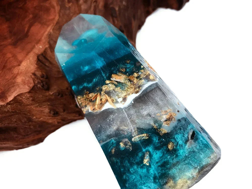 Turquoise Crystal Point