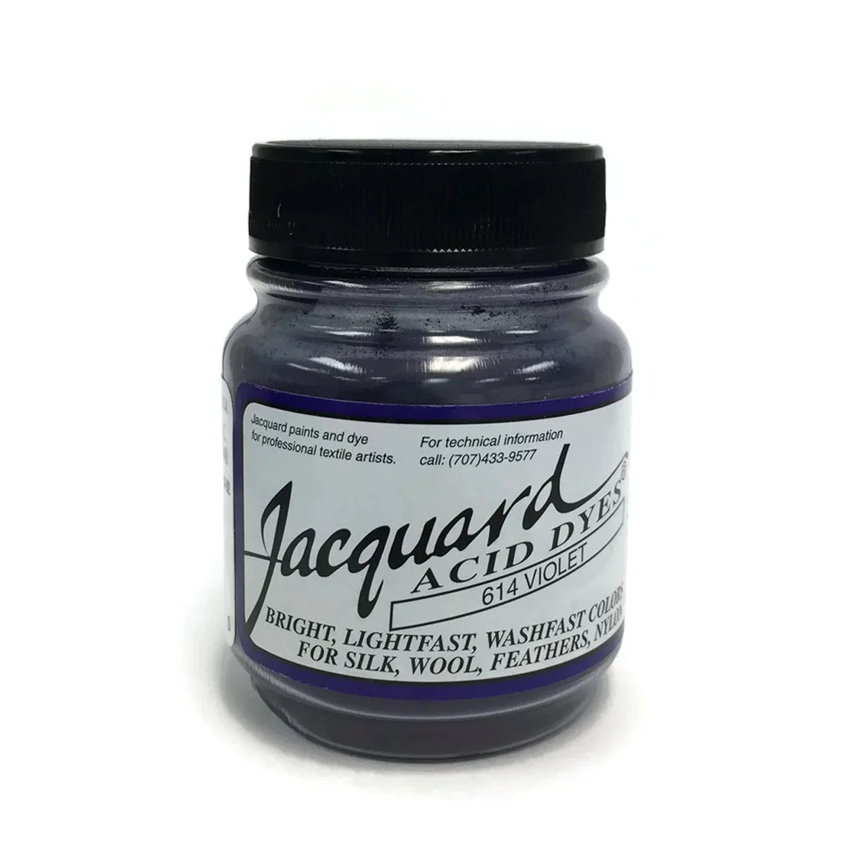 Jacquard Acid Dye 614 Violet for silk, wool, feathers, and nylon