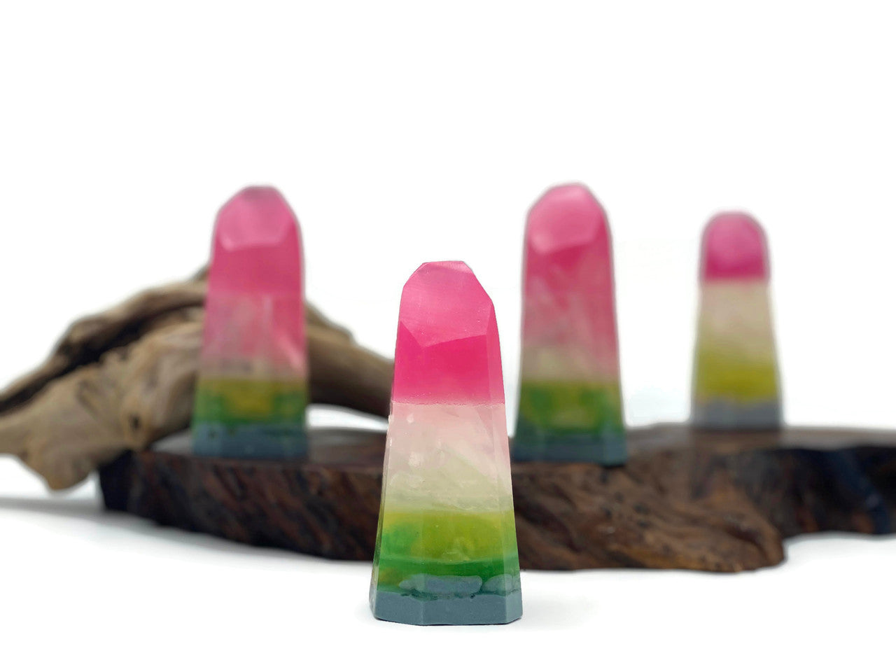 Watermelon Tourmaline Crystal Point