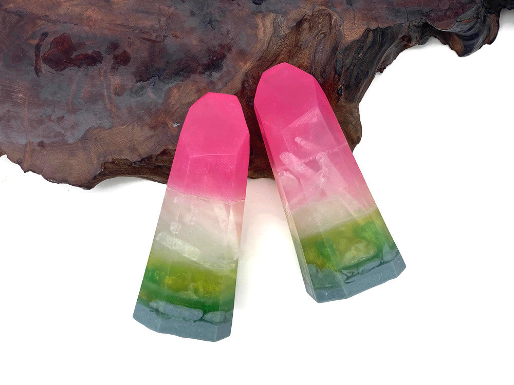 Watermelon Tourmaline Crystal Point