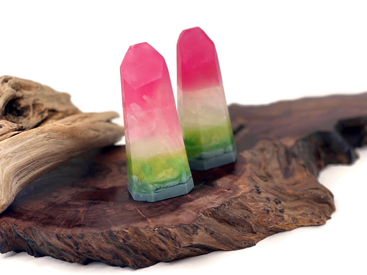 Watermelon Tourmaline Crystal Point