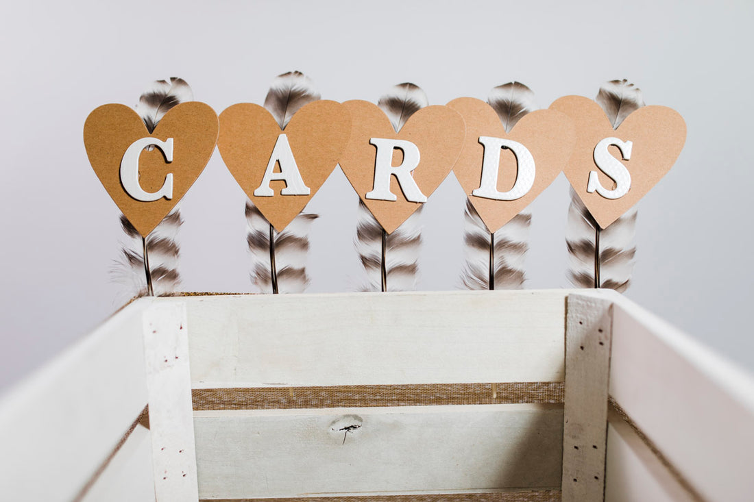 ​Wedding Card Box - Wedding Decor Ideas with Feathers! 