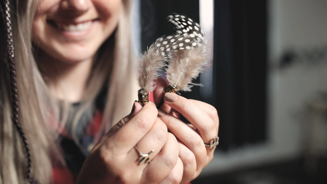 DIY BOHO COSTUME or COSPLAY FEATHER CROWN - FEATHER HEADPIECE 