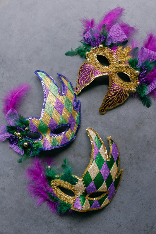 Mardi Gras & Feathers: A Love Story in Color and Tradition