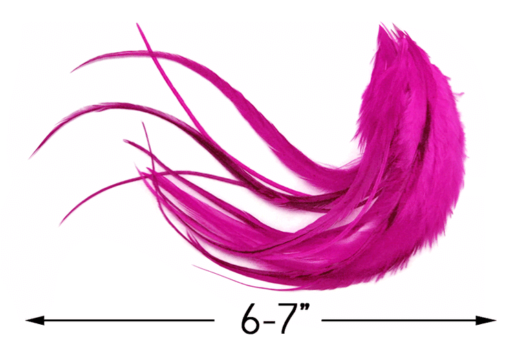 6-7" MEDIUM Feathers