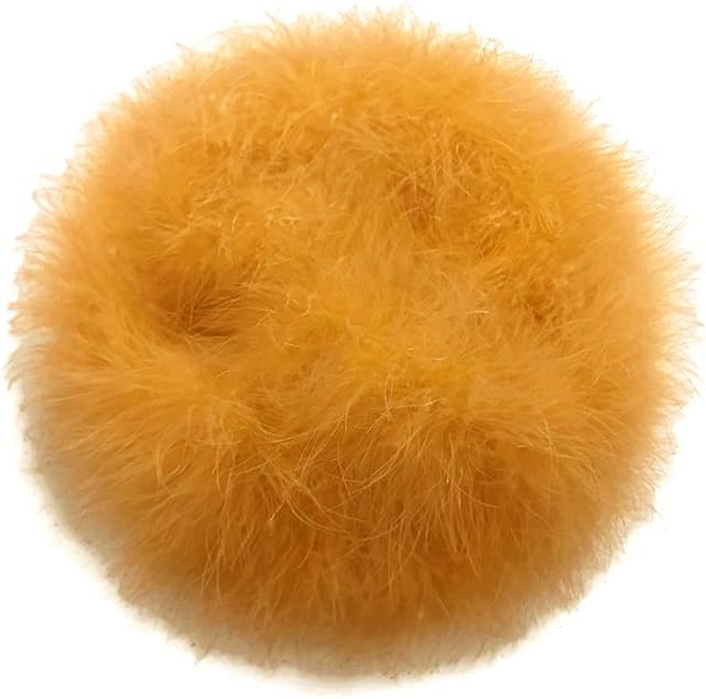 2 Yards - Golden Yellow Turkey Medium Weight Marabou Feather Boa 25 Gram