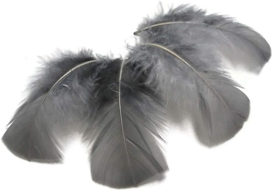 1 Pack - Grey Turkey T-Base Plumage Feathers 0.50 Oz.