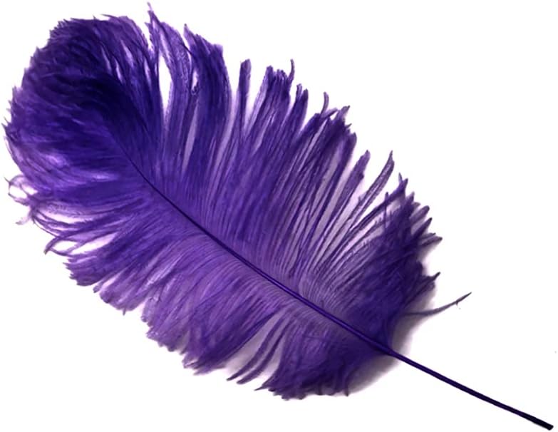 1/2 Lb - 12-16" Purple Ostrich Tail Wholesale Fancy Feathers (Bulk)