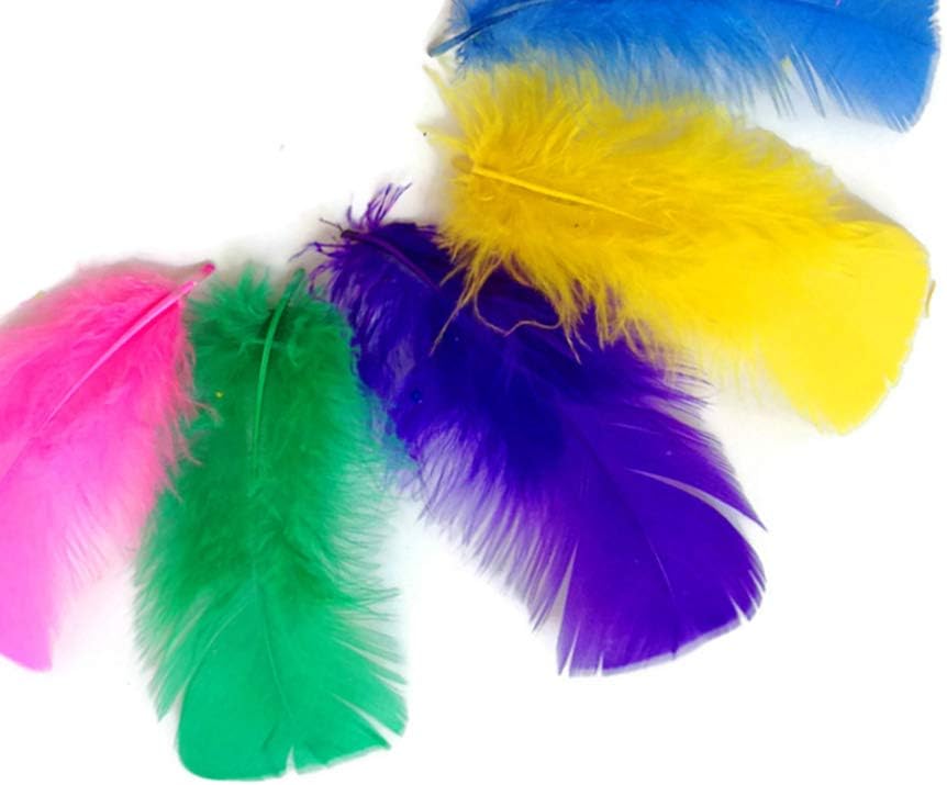 1 Pack - Turquoise Blue Turkey T-Base Plumage Feathers 0.50 Oz.