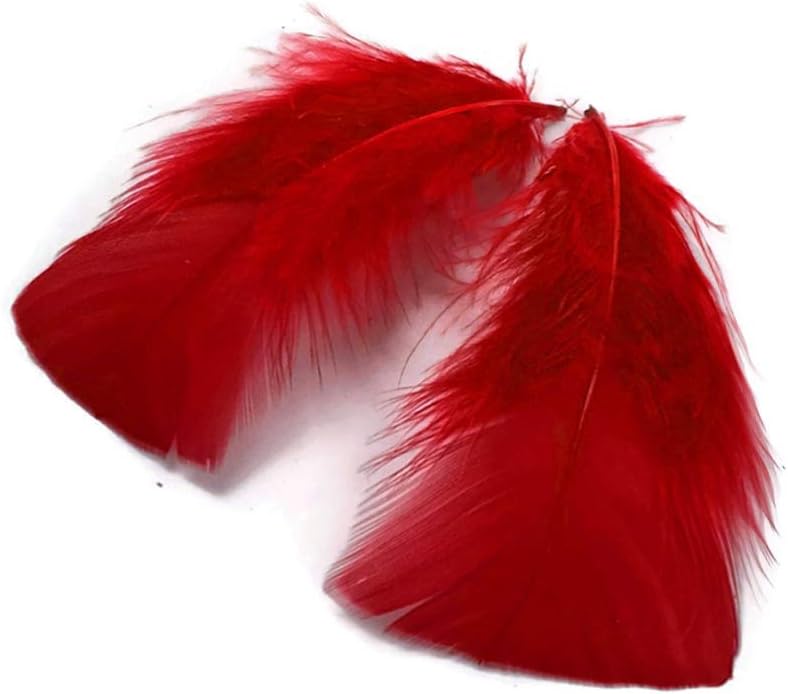 1/4 lbs. - Red Turkey T-Base Wholesale Body Plumage Feathers (Bulk)