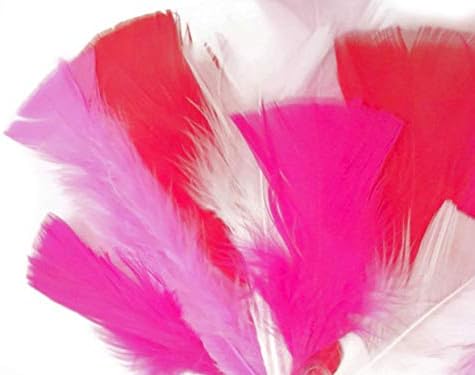 1/4 lbs. - Red Turkey T-Base Wholesale Body Plumage Feathers (Bulk)