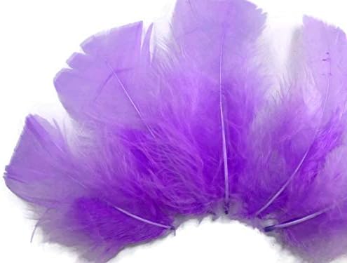 1/4 lbs. - Lavender Turkey T-Base Wholesale Body Plumage Feathers (Bulk)